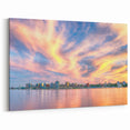 Halifax Skyline at Sunset - Vibrant Nova Scotia Cityscape Canvas Art