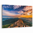 Korean Mountain Sunset - Breathtaking Scenic Landscape Art Print