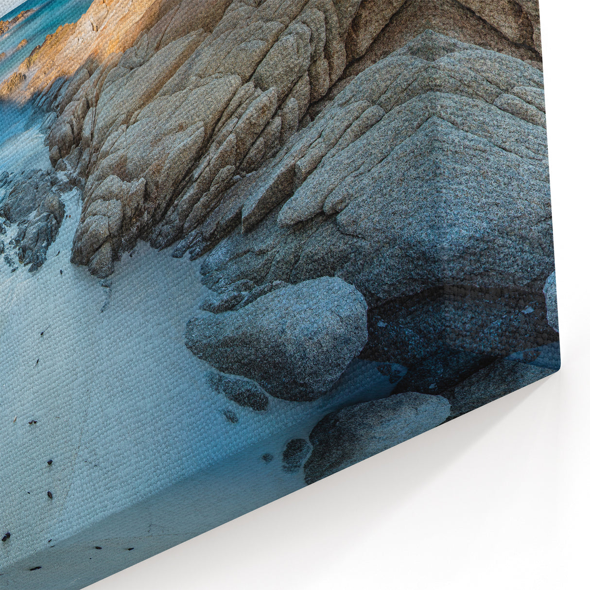 Tasmanian Landscape Art – Rocky Coastal Shoreline with Deep Blue Ocean