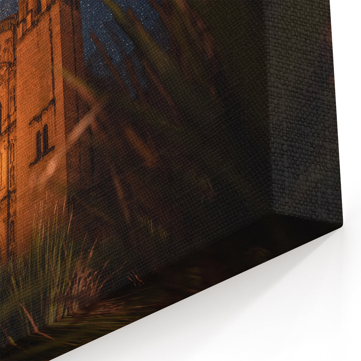 Oaxaca Wall Art – Stunning Mexican Street Scene under a Starry Sky