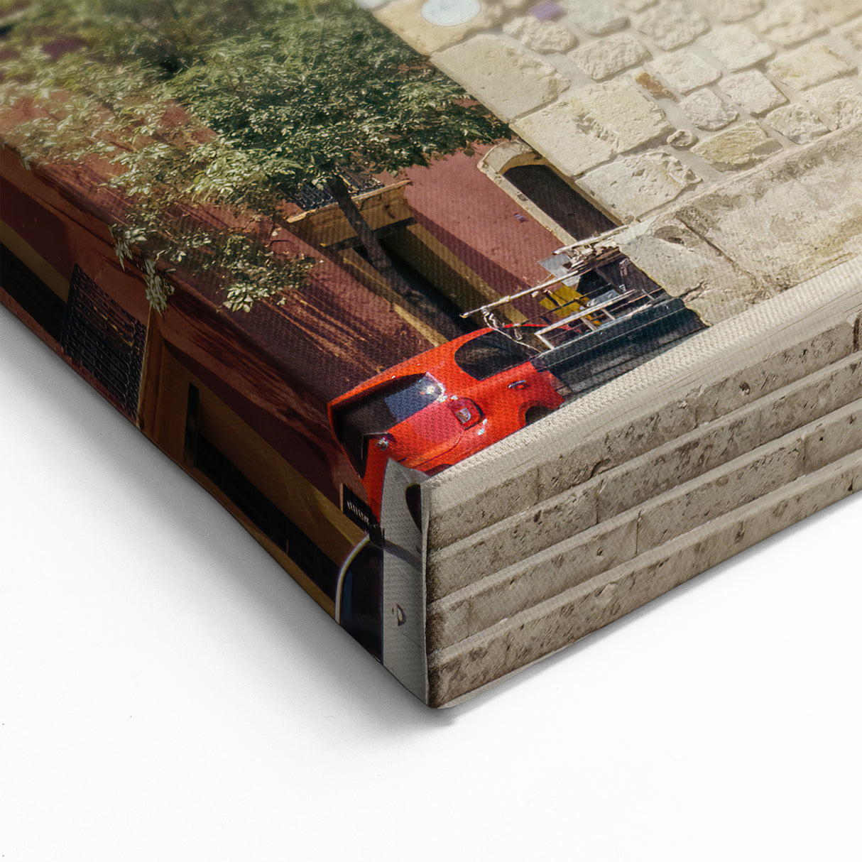 Oaxaca Wall Art – Historic Mexican Architecture in Sunlit Detail