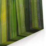 Oaxaca Wall Art – Vibrant Green Cactus Texture from Mexican Landscape