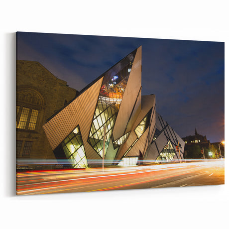 Royal Ontario Museum at Night – Iconic Ontario Architecture Wall Art