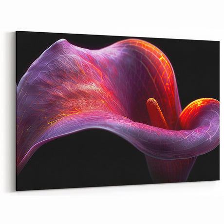Vibrant Tropical Flower Art - Exotic Floral Wall Decor Botanical Print
