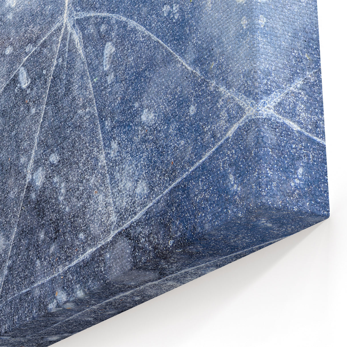 Frozen Landscape Decor: Cracked Ice Frost Art for Winter Wall Display