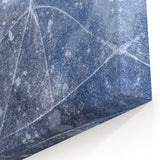 Frozen Landscape Decor: Cracked Ice Frost Art for Winter Wall Display