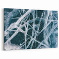 Winter Wall Art: Detailed Ice and Frost Patterns for Modern Decor
