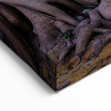 Laos Art Photography – Buddha Head in Tree Roots, Spiritual Wall Art