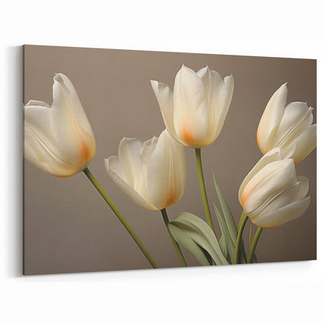 Delicate Tulip Wall Art | Framed Canvas & Acrylic Glass Prints