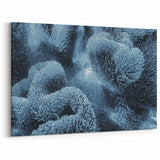 Chilled Beauty Artwork: Frost-Like Organic Patterns for Winter Decor