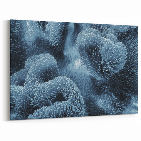 Chilled Beauty Artwork: Frost-Like Organic Patterns for Winter Decor