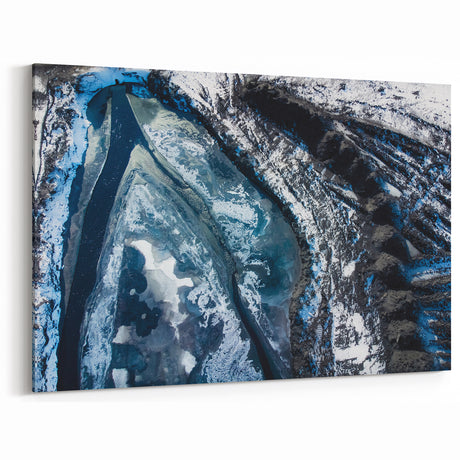 Nature Close-Ups of Ice and Frost Patterns | Frozen Landscape Wall Art