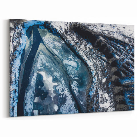Nature Close-Ups of Ice and Frost Patterns | Frozen Landscape Wall Art