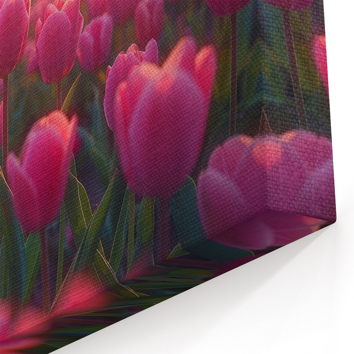 Serene Pink Tulip Sunset – Stunning Tulip Wall Art for Home Decor