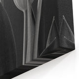 Monochrome Tulip Art – Elegant Black & White Tulip Wall Decor