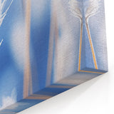 Frosty Grass Stalks in Soft Winter Light | Nature Close-Up Wall Art
