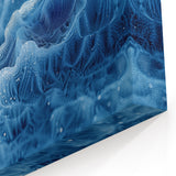Frozen Waves of Ice – Intricate Frost Patterns Winter Wall Art