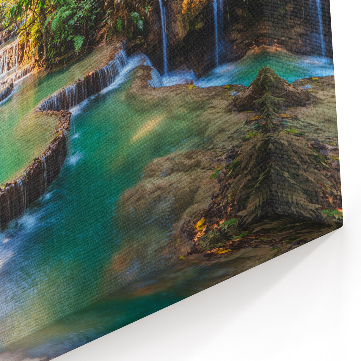Tropical Laos Waterfalls - Scenic Landscape Photography Print