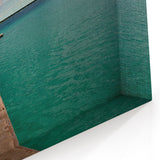 Quintana Roo Wall Art – Mexico Scenery Prints of Pier over Stormy Waters