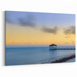 Serene Cayman Island Wall Art – Stunning Caribbean Beach at Sunset Print