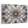 Vintage Botanical Dahlia Wall Art | Intricate Flower Canvas Print