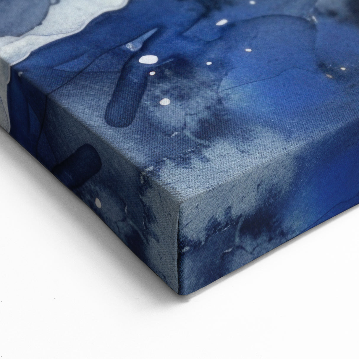 Blue Water Lily Wall Art - Stunning Botanical Canvas Print for Home Decor