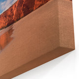Red Cliffs Coastal Scene Quebec – Vibrant Beach Landscape Wall Art