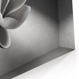 Monochrome Floral Wall Art: Elegant Black and White Nature-Inspired Print