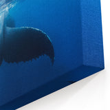 Tropical Beach Wall Art - Majestic Whale in Caribbean Waters