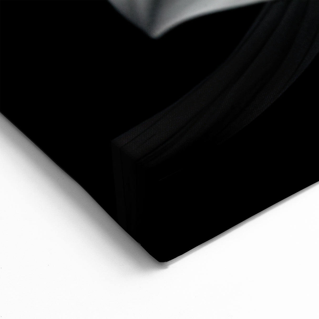 Monochrome Daisy Wall Art – Elegant Black and White Floral Canvas Print