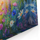 Sunlit Wildflower Meadow – Vibrant Botanical Wall Art for Home Decor