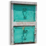 Haitian Landscape Prints - Tropical Decor from Haiti with Rustic Heart Design