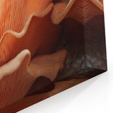 Delicate Nature Close-Up Wall Art - Mushroom-Inspired Floral Decor