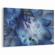 Blue Floral Wall Art - Close-Up Flower Photography for Home Decor