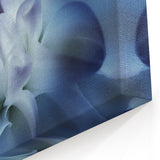 Blue Floral Wall Art - Close-Up Flower Photography for Home Decor
