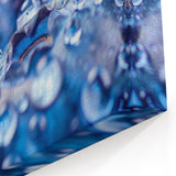 Blueberry Water Close-Up Art - Scenic Water-Themed Nature Canvas Print