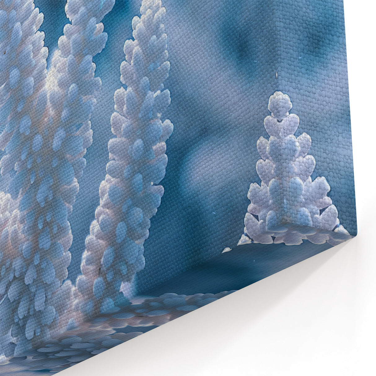 Nature’s Frozen Coral: Ice and Frost Art – Winter Wall Decor Close-Up