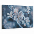 Frosted Blooms: Ice and Frost Art – Winter Wall Decor Nature Close-Up