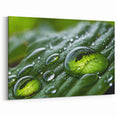 Nature Close-Up Water Photography – Stunning Leaf and Water Art Print