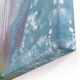 Frosted Petals in Bloom: Ice and Frost Art – Winter Nature Close-Up