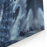 Frozen Seahorse: Ice and Frost Art – Winter Nature Close-Up Wall Decor