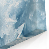 Crystalline Beauty: Ice and Frost Art – Winter Wall Decor Nature Close-Up