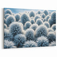 Frozen Field: Ice and Frost Art – Winter Wall Decor Nature Close-Up