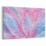 Floral Water Photography Art – Nature Close-Up Water-Themed Wall Decor