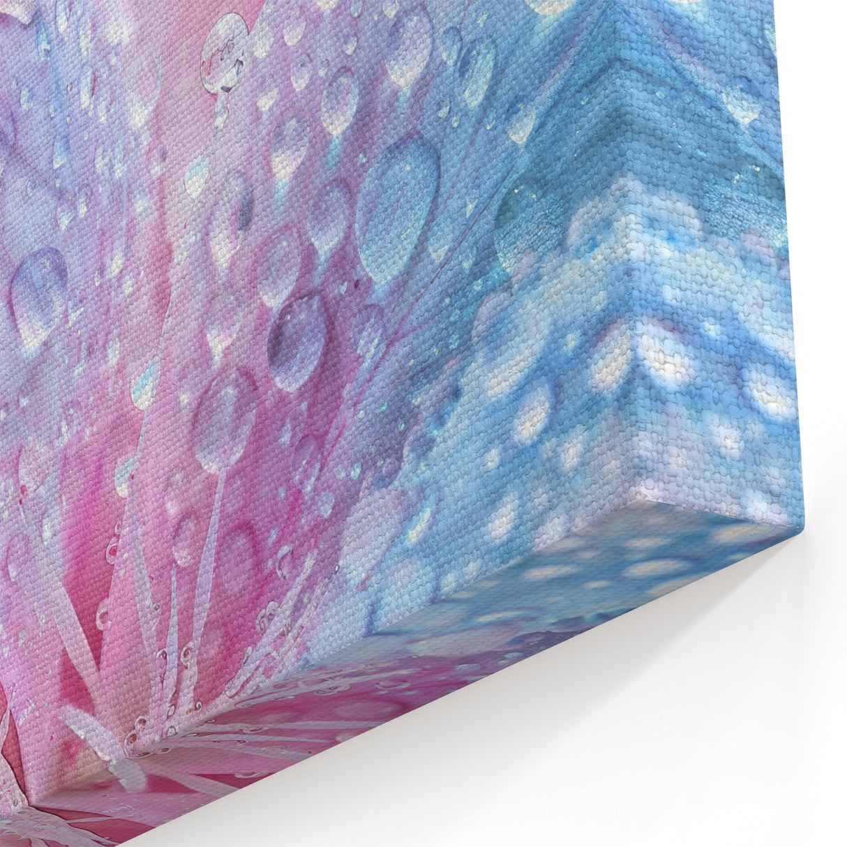 Floral Water Photography Art – Nature Close-Up Water-Themed Wall Decor