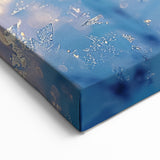 Winter Sunrise: Ice and Frost Art – Nature Close-Up Wall Decor