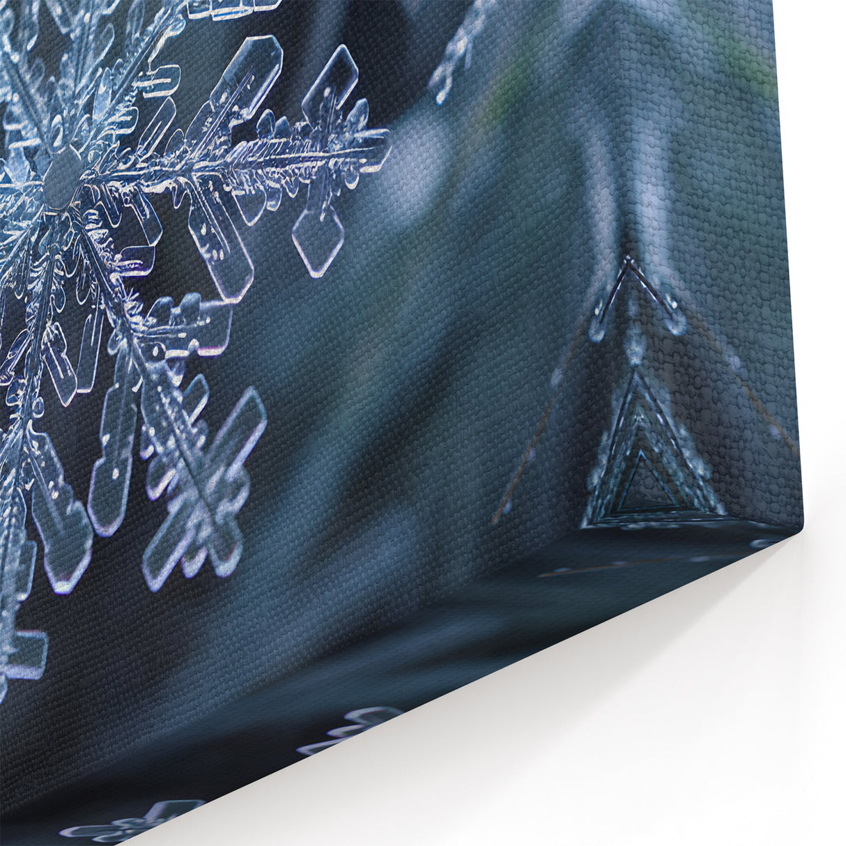 Frozen Perfection: Ice and Frost Art – Winter Snowflake Wall Decor