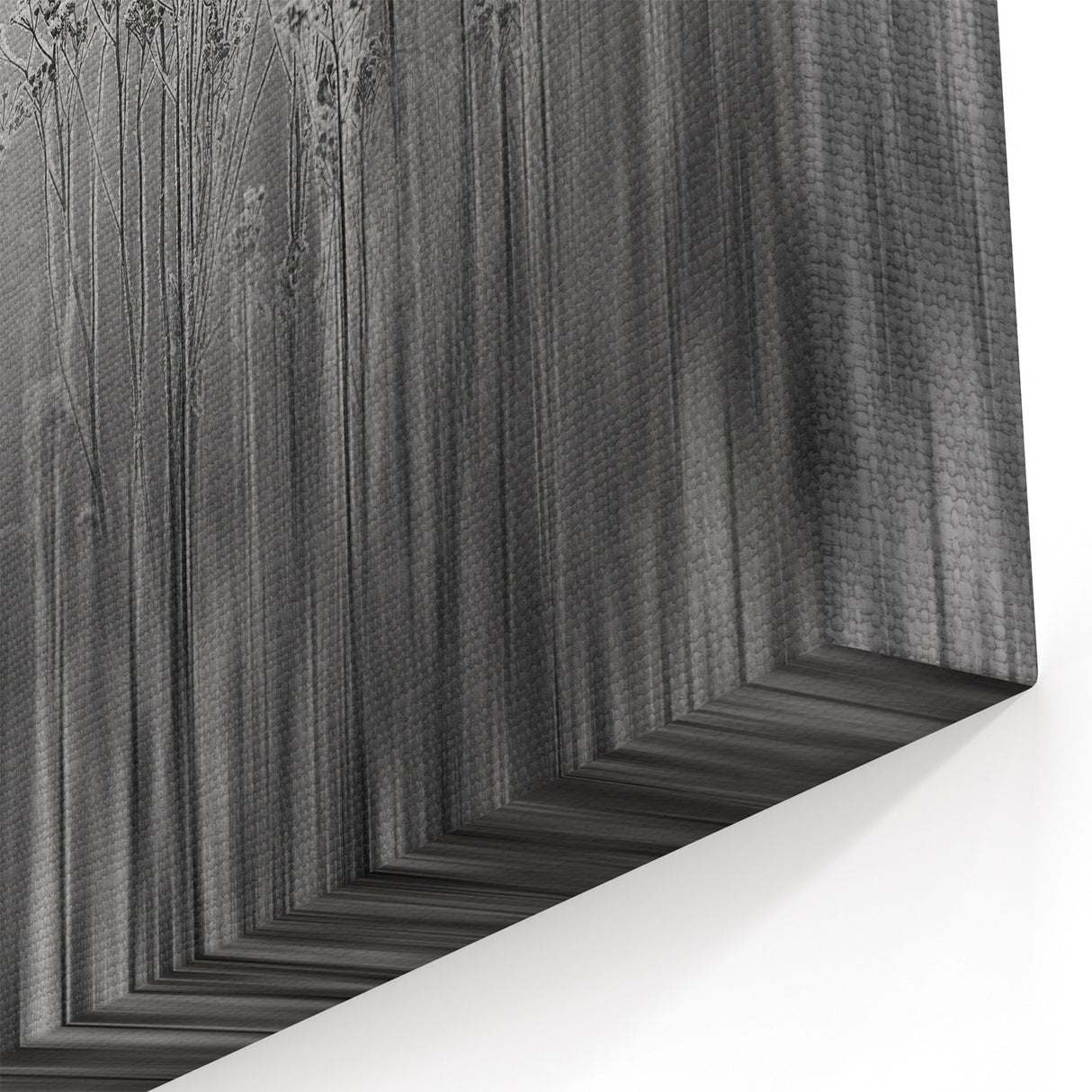 Frosted Fields: Ice and Frost Art – Monochrome Winter Wall Decor