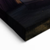 Mongolian Landscape Art - Yurt Under Milky Way Sky in Starry Night