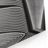 Modern Monochrome Leaf Wall Art: Black and White Leaf Photography